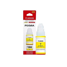 Botella de tinta Canon GI-190 de 70 ml, amarilla