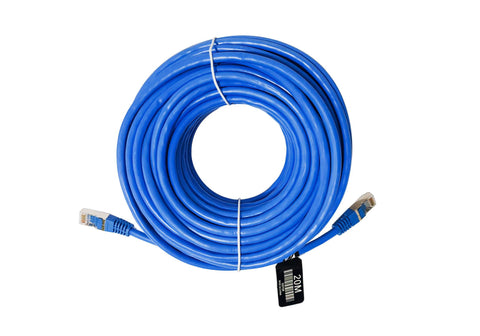 PATCH CORD CAT 6 BLINDADO RJ45 METALICO 20 M 300708