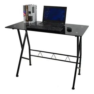 ESCRITORIO VIDRIO NEGRO EKME83