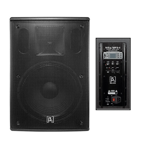 Cabina N15A/MP3-II BETA THREE activa 15″ USB/SD/BT