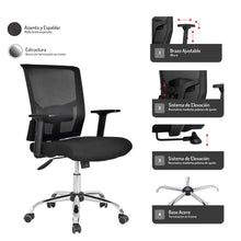 SILLA ESTAMBUL SOPORTE LUMBAR BASE CROMO 003-1738