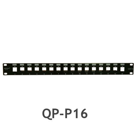 PATCH PANEL 16 PTOS CAT 6 QP-P16