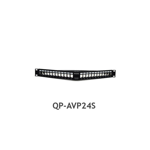 PATCH PANEL 24 PTOS CAT 6 QPCOM (REGLETA) QP-P24